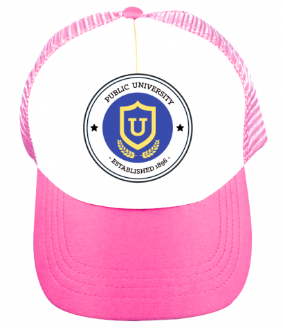 หมวกสกรีนโลโก้ Public university cap